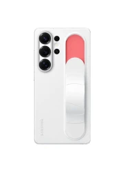 سامسونغ غالاكسي S25 ألترا غلاف بمسند ومقبض - أبيض