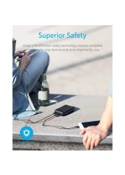 Anker PowerCore 10000 Portable Charger with Dual USB Ports, Smallest &amp; Lightest Power Bank, High Speed Charger for iPhone, Samsung &amp; More, White