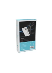 Porodo Blue 20000mAh Quick Charge Powerbank USB-A and USB-C Output, 0-60% in 35 Minutes, Dual USB Output, PD 20W, QC3.0 22.5W, White for Fast, Efficient Charging