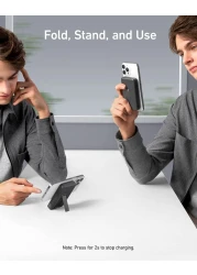 Anker Power Bank, 633 Magnetic Battery (MagGo), 10000mAh Foldable Magnetic Wireless Portable Charger, 20W USB-C Power Delivery for iPhone 13/13 Pro / 13 Pro Max / 12/12 Pro and 12 Pro Max (Black)