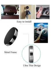 Universal Magnetic Air Vent Car Cell Phone Holder cellphone Dashboard Clip Magnet Mobile Phone Stand Mount for Car HA8