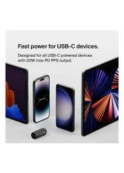 Belkin Boost Car Charger 30W with USB-C to USB-C Data Sync and Charging Cable Black 1m
