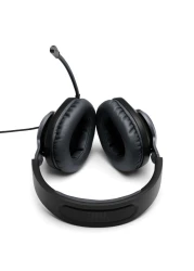 JBL Quantum 100 Gaming Headphone Over-Ear With a Detachable Voice-Focus Boom Mic Black
