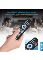 Philips Replacement Universal Remote Control SRP2018/10 Black