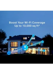 موسع شبكة Wi-Fi من TP-Link AC1750 RE450 يقضي على المناطق الميتة باستخدام شبكة Wi-Fi قوية