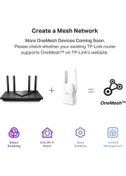 TP-Link Ax1800 WiFi 6 Extender(Re605X)-Internet Booster, Covers Up To 1500 Sq.Ft And 30 Devices, Dual Band Repeater Up To 1.8GBps Speed, Ap Mode, Gigabit Port