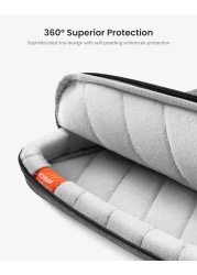 Tomtoc 360 Protective Laptop Shoulder Bag For 13-Inch Macbook Air M2/A2681 M1/A2337 2022-2018, Macbook Pro M2/A2686 M1/A2338 2022-2016, 13-Inch Surface Pro 9/8/X/7+/7/6, Water-Resistant Case