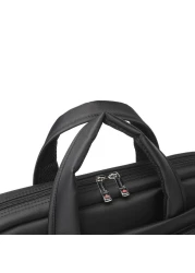 Senator 15 inch Nylon Shoulder Laptop Bag Light Weight Water Resistant with RFID pockets KH8115 Black