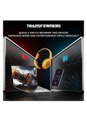 Transformers Bumble Bee Truly Wireless Bluetooth Over-Ear Headset TFG06, Yellow