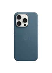 أبل غطاء فاين ووفن لهاتف آيفون 15 برو مع تقنية شحن ماغ سايف- أزرق محيط