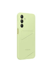 Samsung Case Cover with Card Slot for Galaxy A25 5G Lime