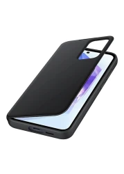 حافظة محفظة سامسونغ سمارت فيو لهاتف غالكسي أي35 5جي باللون الأسود