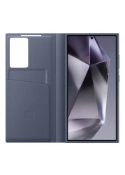 Samsung Smart View Wallet Case Cover for Galaxy S24 Violet