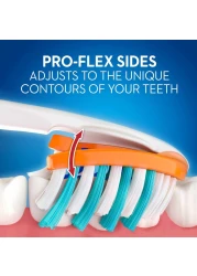 أورال بي برو-إكسبيرت بروفلكس فرشاة أسنان ناعمة يدوية، حزمة 1 + 1