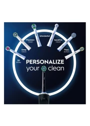 أورال-بي فيتاليتي 300 بروتيكت إكس كلين فرشاة أسنان القابلة لإعادة الشحن D103.413.3 باللون الأسود