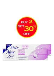 نير كريم ترطيب مزيل الشعر، أبيض، 110 غرام، حزمة من 2