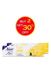 Nair Hair Remover Lemon Fragrance Cream White 110g Pack of 2