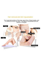 Mini Handheld IPL Laser Hair Removal Machine &ndash; Portable Depilatory Device for Full Body &amp; Facial Use &ndash; Permanent Painless Hair Remover &ndash; White
