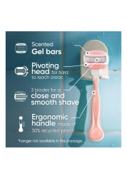 Gillette Venus Comfortglide Spa Breeze Razor with Cartridge Pack of 1