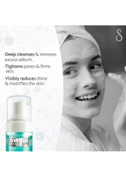 Swiss Image Essential Care Pore Tightening And Mattifying Foaming Face Wash Clear 150ml