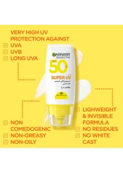 Garnier Ambre Solaire Super UV Invisible Face Serum SPF 50+ 30ml