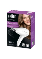 Braun Satin Hair Dryer 1800W HD 180 White