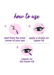 بلام ناتشورستوديو ٍآل داي وير 2 في 1 كحل كاجال البراق مع مبراة - أسود 60 غرام