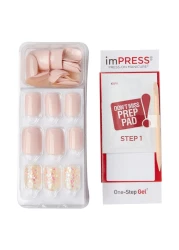 Kiss ImPress Press-on Manicure Nails KIM016C Short Dorothy 30 Nails