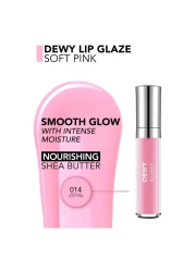 Flormar Dewy Lip Glaze Lipstick 014 Soft Pink