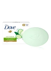 Dove Cool Moisture Moisturising Beauty Cream Soap Bar Cucumber &amp; Green Tea Scent With &frac14; Moisturising Cream 160g