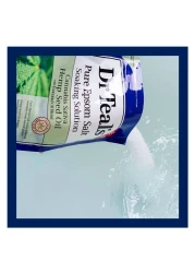 دكتور تيلز محلول نقع ملح إبسوم النقي بزيت بذور القنب شفاف 1.36 كغ