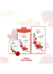 Yardley London Red Roses Perfumed Talcum Powder White 200g