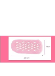 جوارب مرطبة لتنعيم القدمين وتخفيف جفاف الجلد المتشقق، سيليكون مضاد للانزلاق، تتضمن لوشن ليلي للعناية بالقدمين - مثالية للنساء والرجال