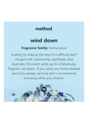 Method Wind Down Chamomile Star Flower Blue Lavender Body Wash 532ml
