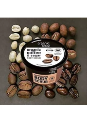 Organic Shop Organic Belgian Chocolate And Sugar Body Scrub Brown 250ml