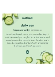 Method Daily Zen Cucumber Seaweed Green Tea Body Wash 532ml