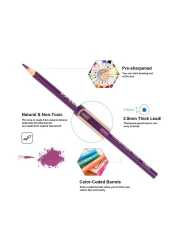 ديلي قلم رصاص ملون في أنبوب 24 قطعة