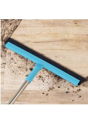 Aiwanto Extendable Long Handle Scrubber Brush &amp; Sweeper Wiper Bathroom Tile Floor Cleaning Brush Wiper Cleaning Accessories