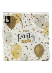 إيه إتش مناديل طاولة بطبعتين متنوعتين 33 × 33 سم 16 قطعة