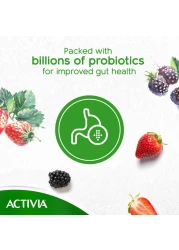 Activia Low Fat Mixed Berries Stirred Yoghurt 120g Pack of 8