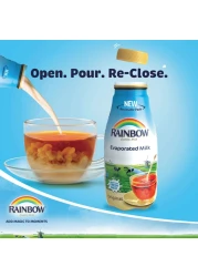 Rainbow Evaporated Milk Pet Reclosable Bottle 133ml