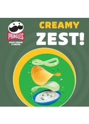 Pringles Sour Cream Onion Potato Chips, 70g