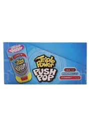 بازوكا حلوى بوش بوب تريبل باور 34 غرام حزمة من 12