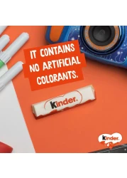 Kinder Chocolate Pack of 8 Bars, 100g