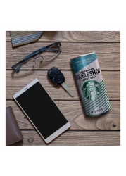 Starbucks No Added Sugar Doubleshot Espresso Arabica Coffee Drink, 200ml Pack of 4