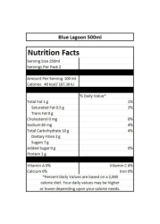 Barakat Blue Lagoon Mocktail 500ml