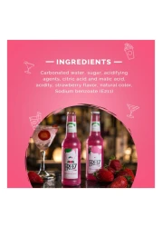 فريز ميكس زجاجات مشروبات غازية بنكهة الفراولة 275 ملل حزمة من 6