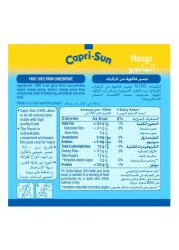 Capri-Sun Fruit Crush 100% Mango Fruit Juice 200ml Pack of 10