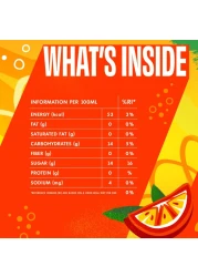 ميرندا قارورة مشروب غازي بالبرتقال بلاستيكية 1.25 لتر