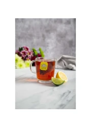 أحمد تي شاي أسود بنكهة الليمون والليمون الحامض مع أكياس شاي الفواكه 20 كيس شاي